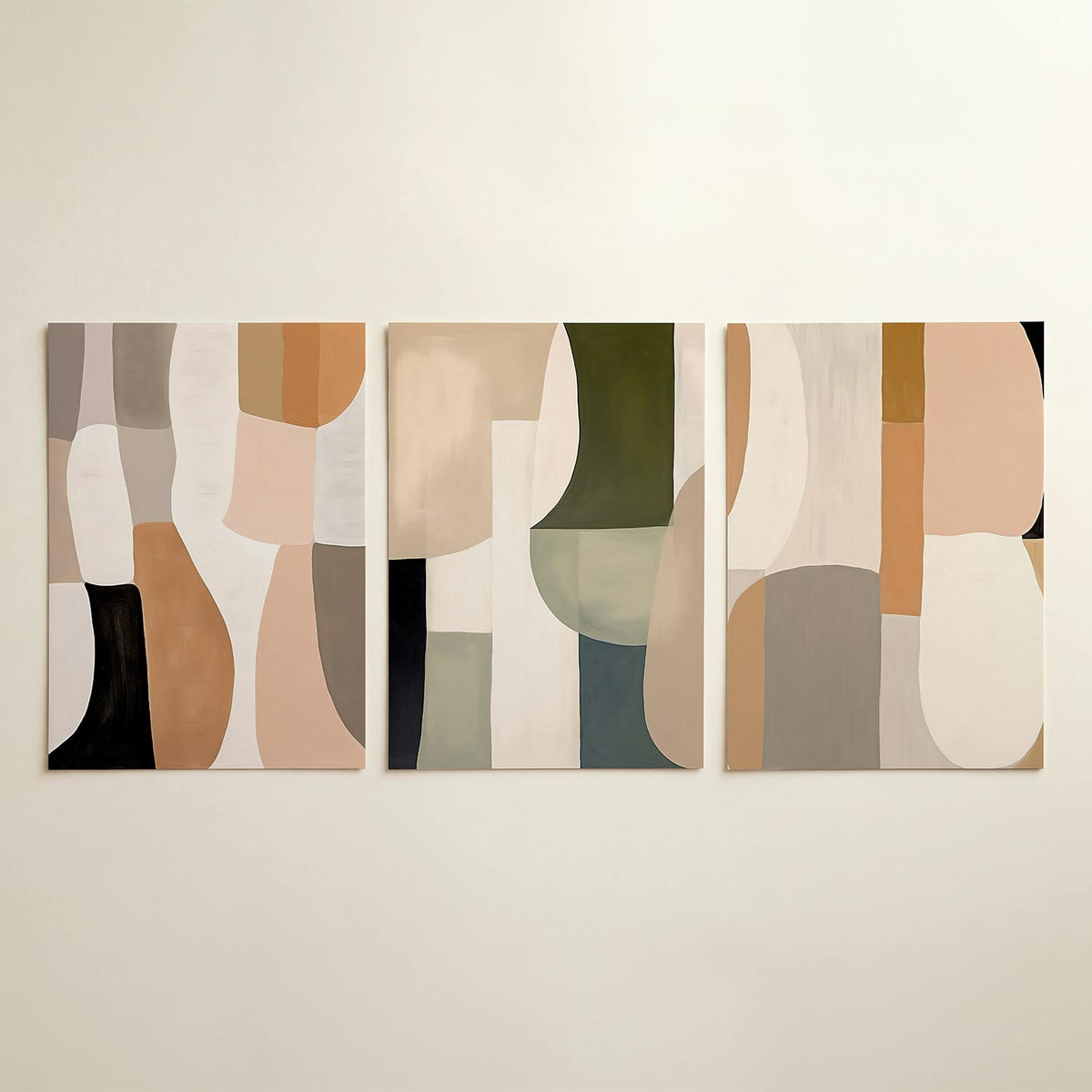 Vorm en kleur – driedelige posterset in tweede interieur