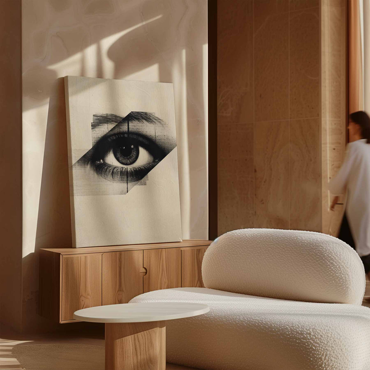 Oog van Mysterie – dibond kunstwerk als wanddecoratie