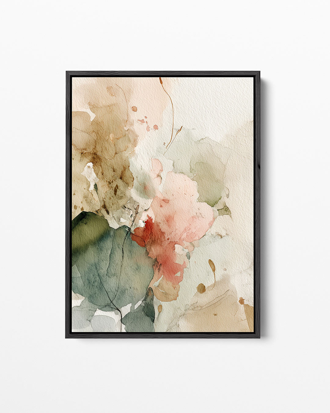 Organische kleurenexplosie – staand wanddecoratie kunstwerk