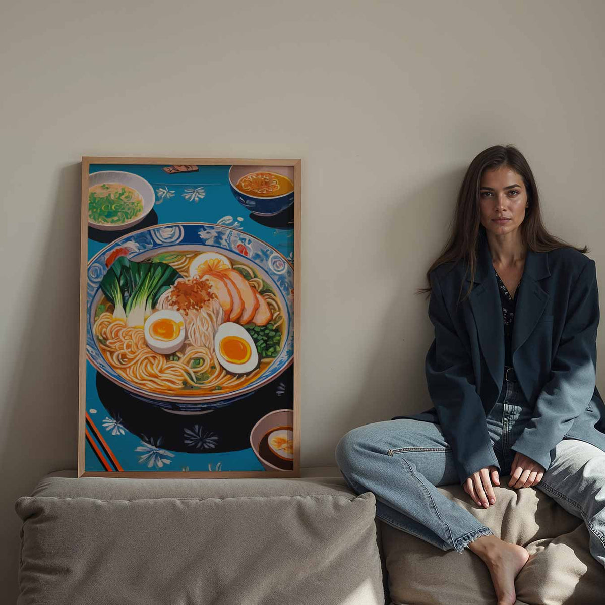 Ramen Delight – staande keuken wanddecoratie van WallArtistic