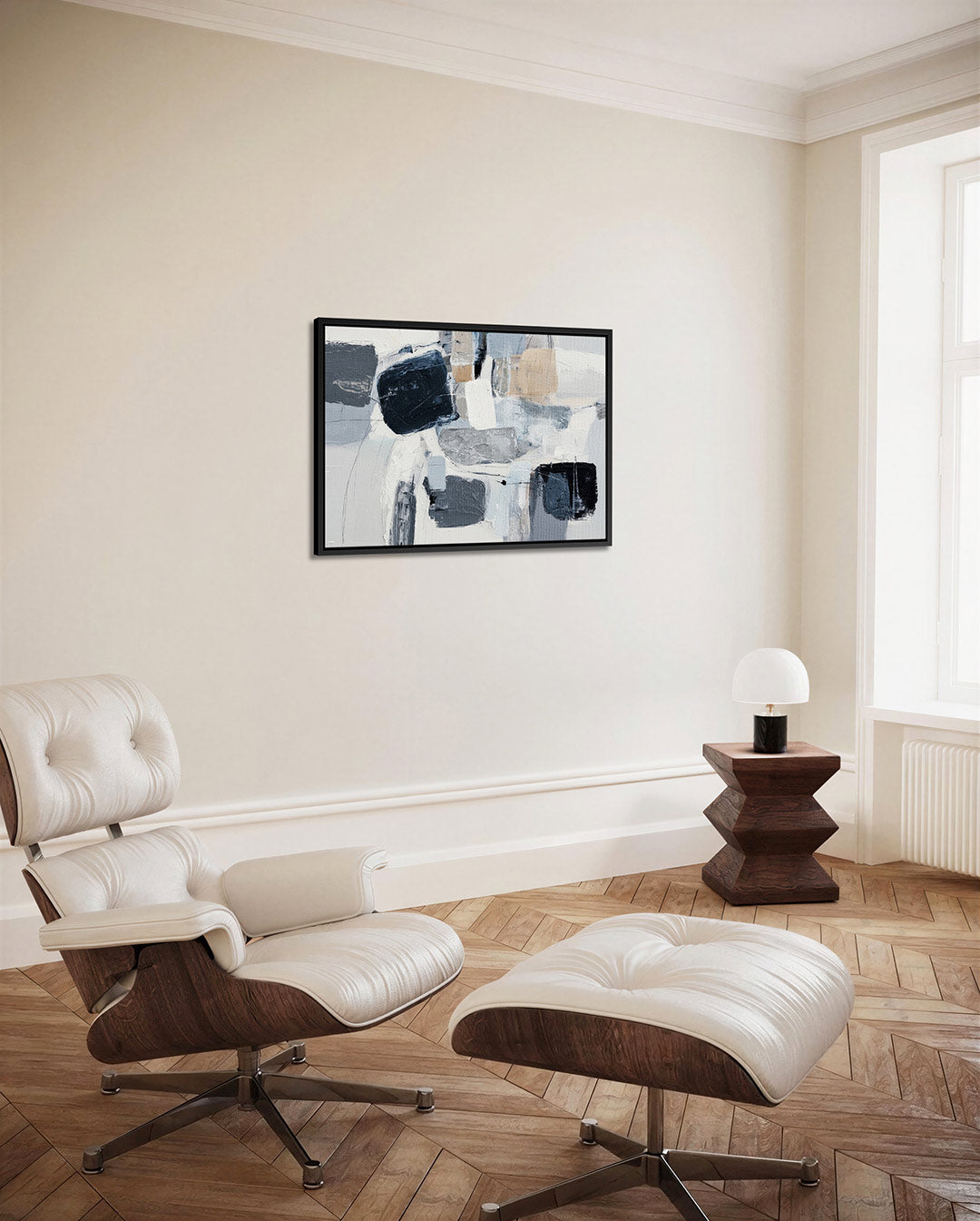 Dynamische vormen compositie – Dynamische – alternatieve weergave van het kunstwerk