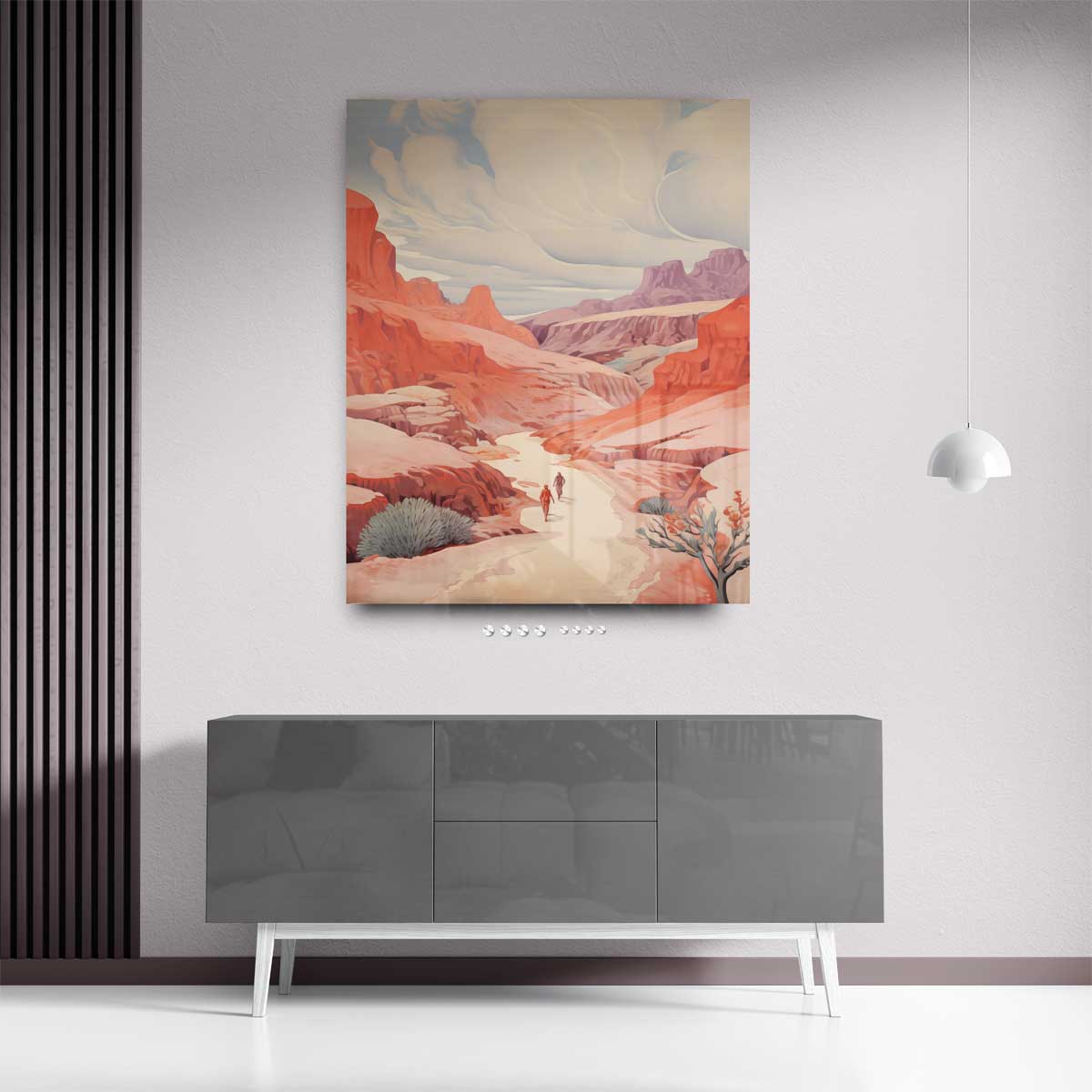 Wandeling door de Canyon – plexiglas kunstwerk als wanddecoratie