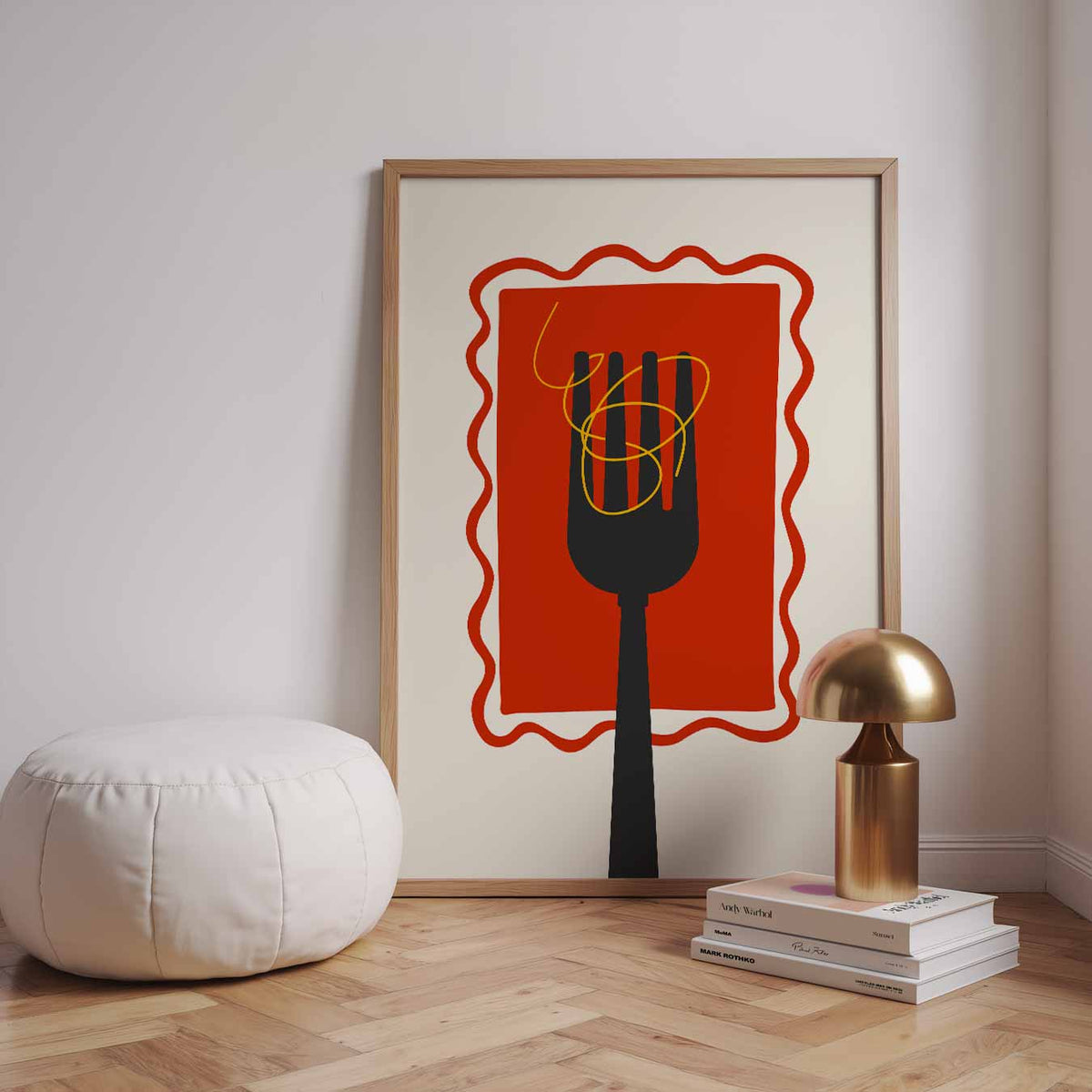 Culinaire Kunstposter – staande zomer wanddecoratie van WallArtistic