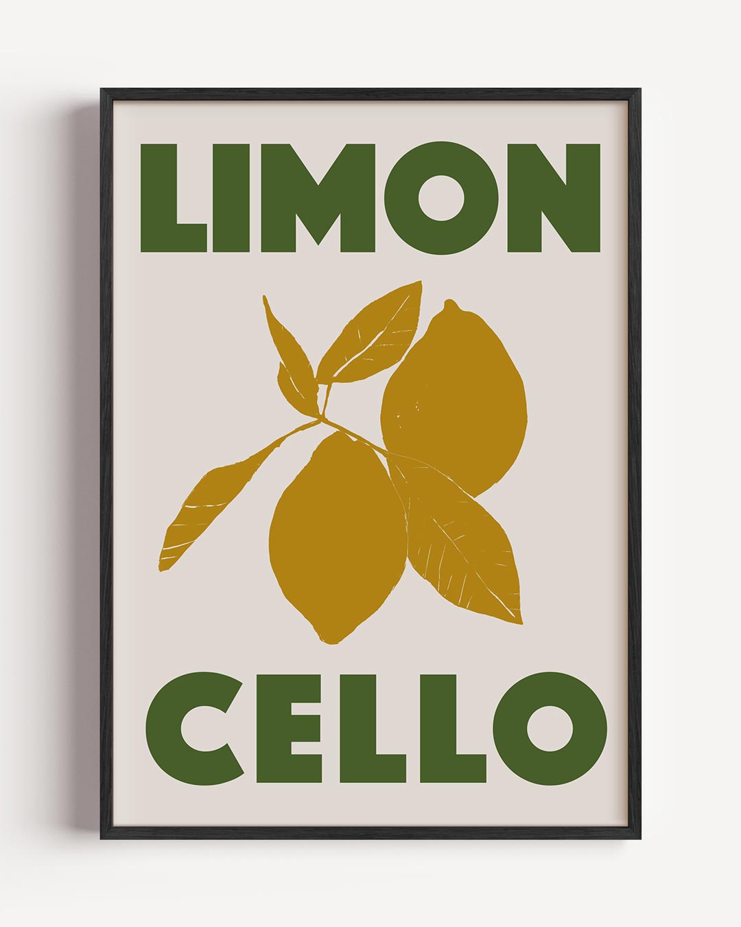 Limoncello Refresh – keuken portret poster als wanddecoratie