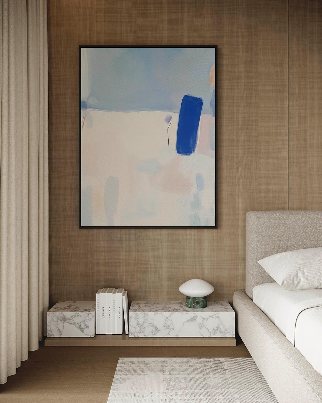 Kleurencompositie – staand wanddecoratie kunstwerk