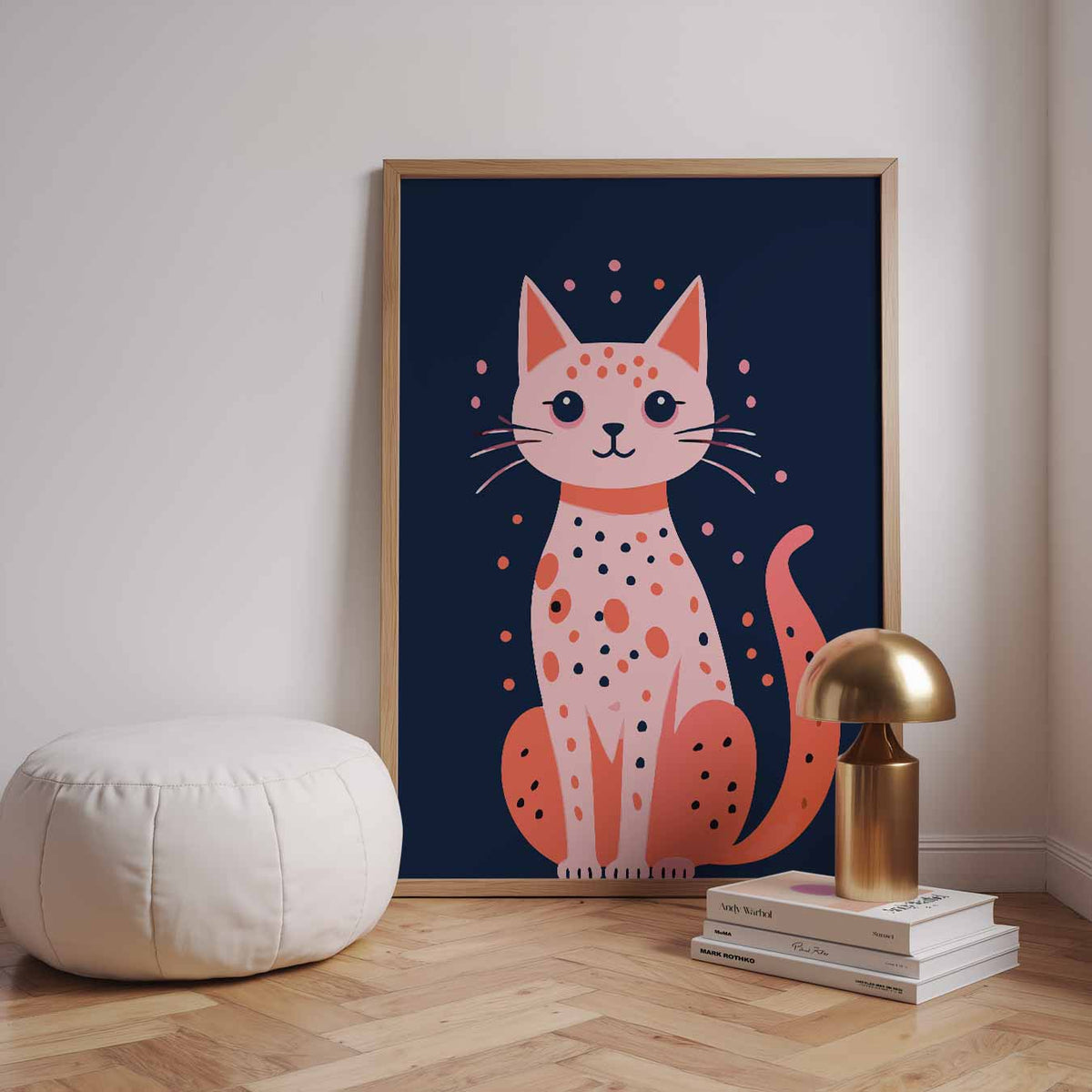 Schattige Kattenposter – dieren poster in staand formaat