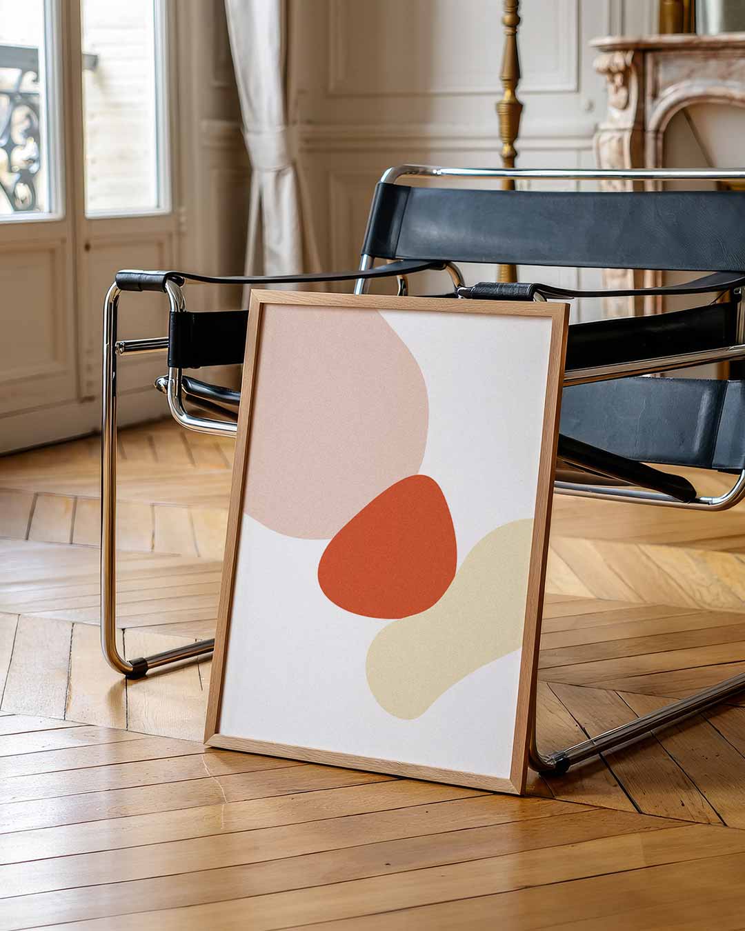 Trendy Abstracte Kunstposter – staande abstracte wanddecoratie van WallArtistic