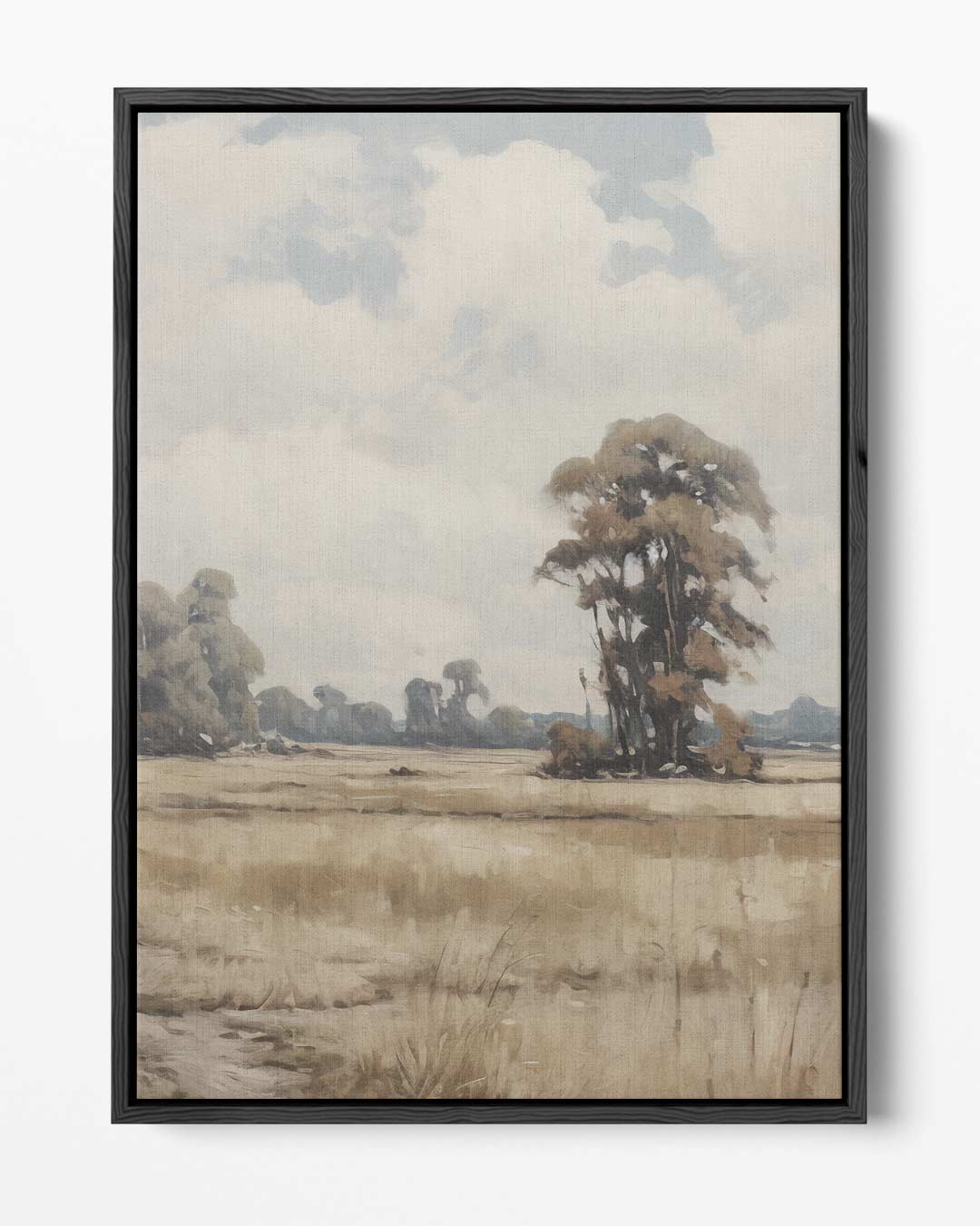 Zomerlandschap in Vervagende Tinten – portret kunstwerk als wanddecoratie