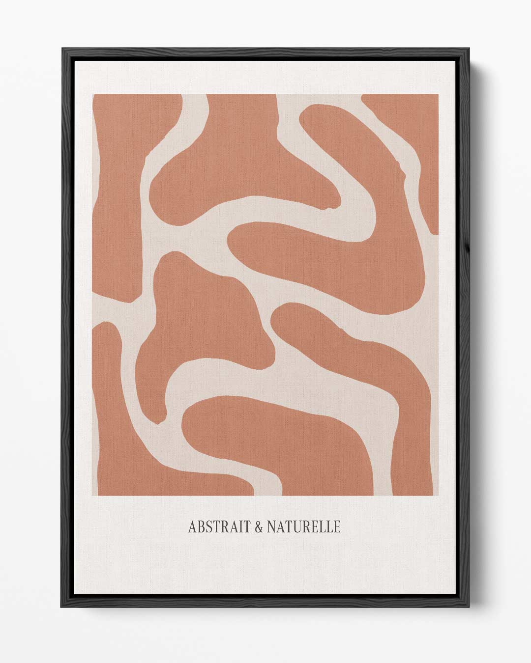 Organische Patroon Wonder – portret kunstwerk als wanddecoratie