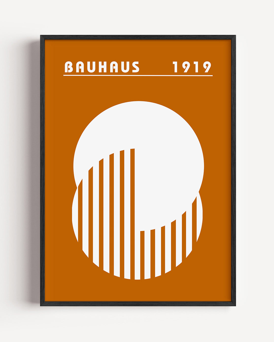 Vormen en lijnen – staande Bauhaus poster als wanddecoratie