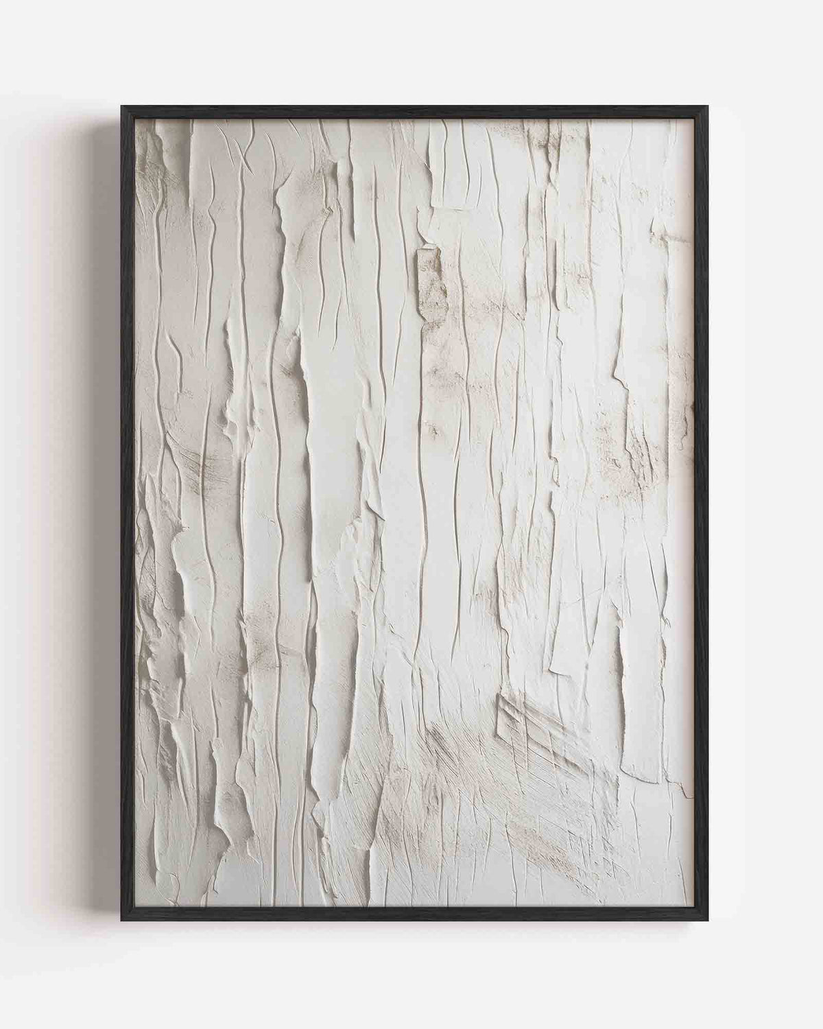 Textuur van scheuren – zacht abstracte portret poster als wanddecoratie