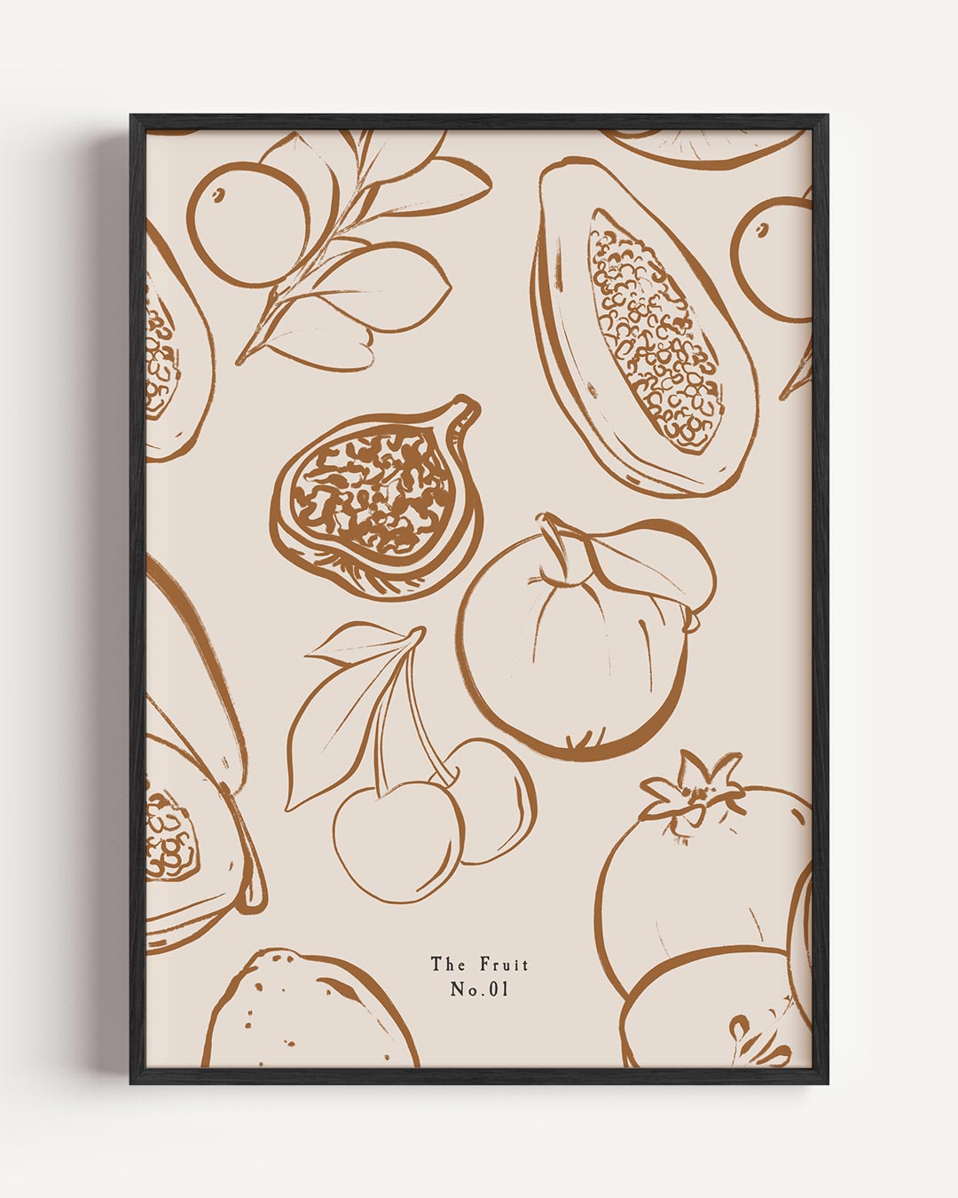 Fruitige Kunstposter – keuken portret poster als wanddecoratie