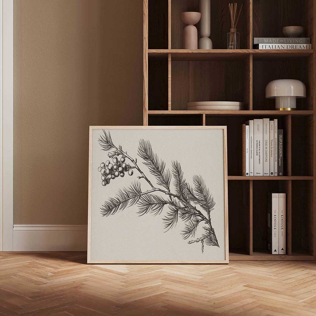 Abstracte – vierkante wanddecoratie met kleur en vorm van WallArtistic