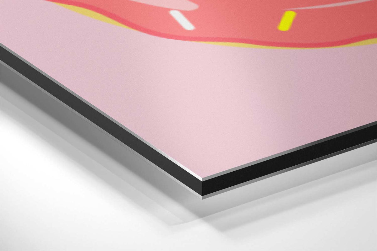 Donut Droom – canvas kunstwerk als wanddecoratie
