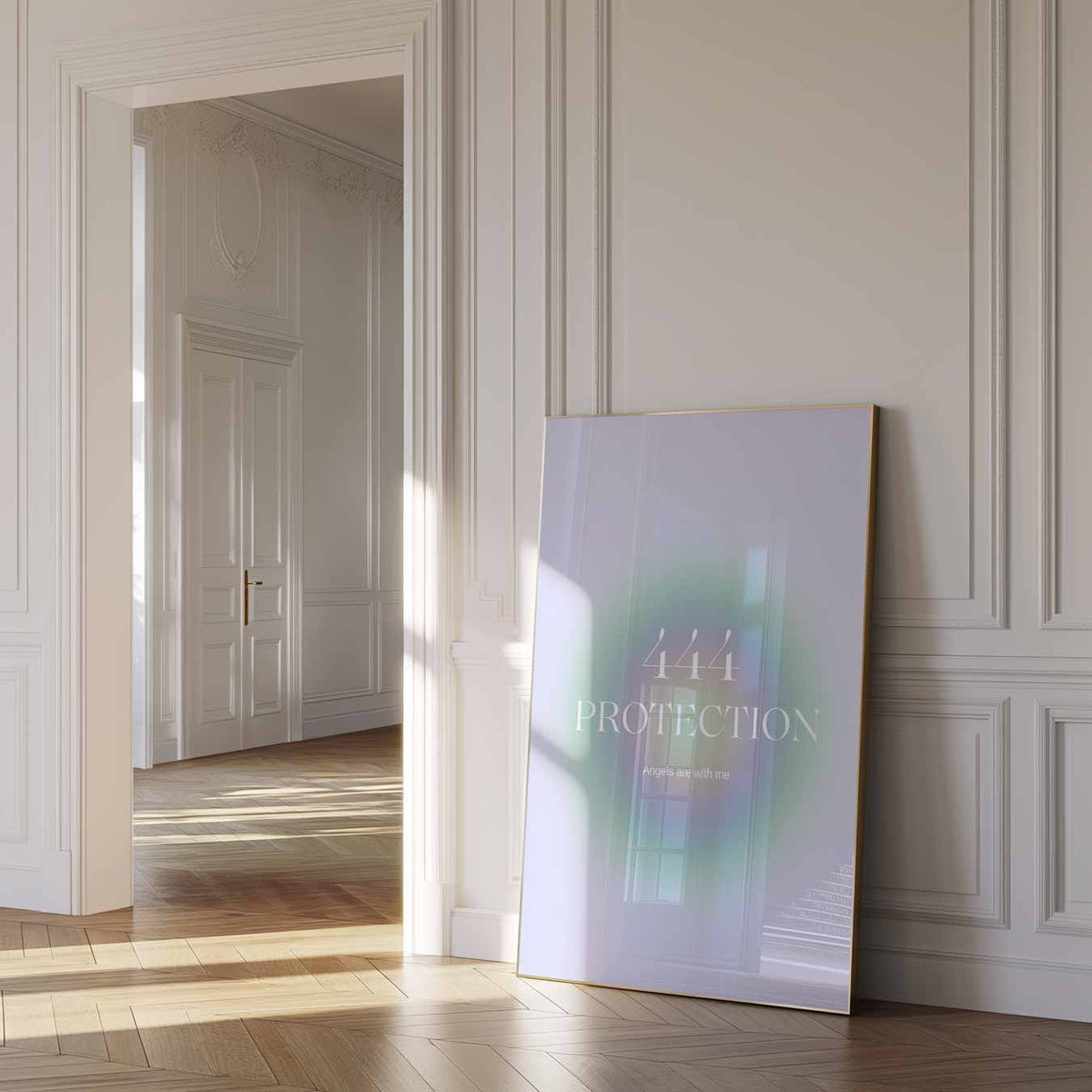 Engelachtige Beschermingsposter – mindful poster in staand formaat