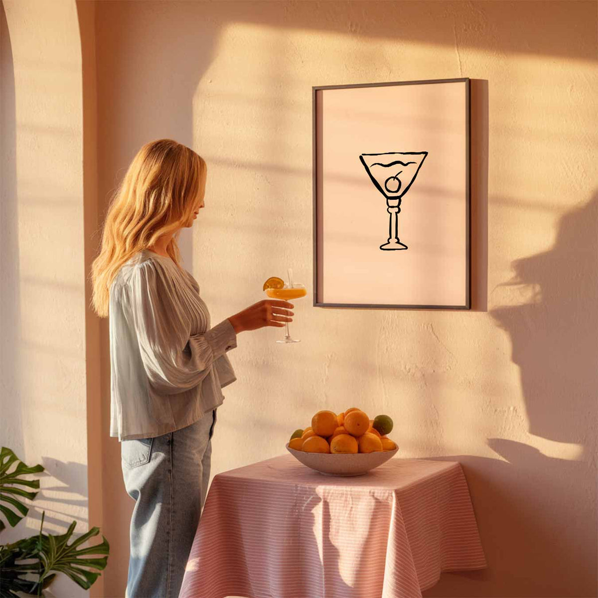 Cocktail Connaisseur – keuken poster als sfeervolle staande wanddecoratie