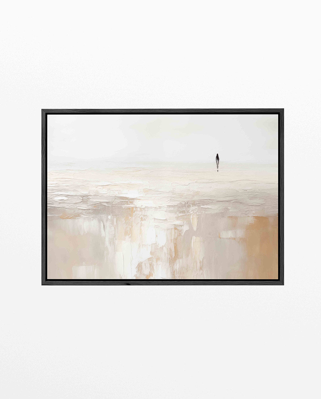 Rustige horizon – liggend abstract kunstwerk