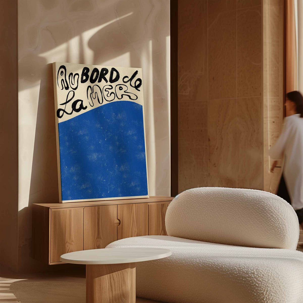 Au Bord de la Mer – plexiglas kunstwerk als wanddecoratie