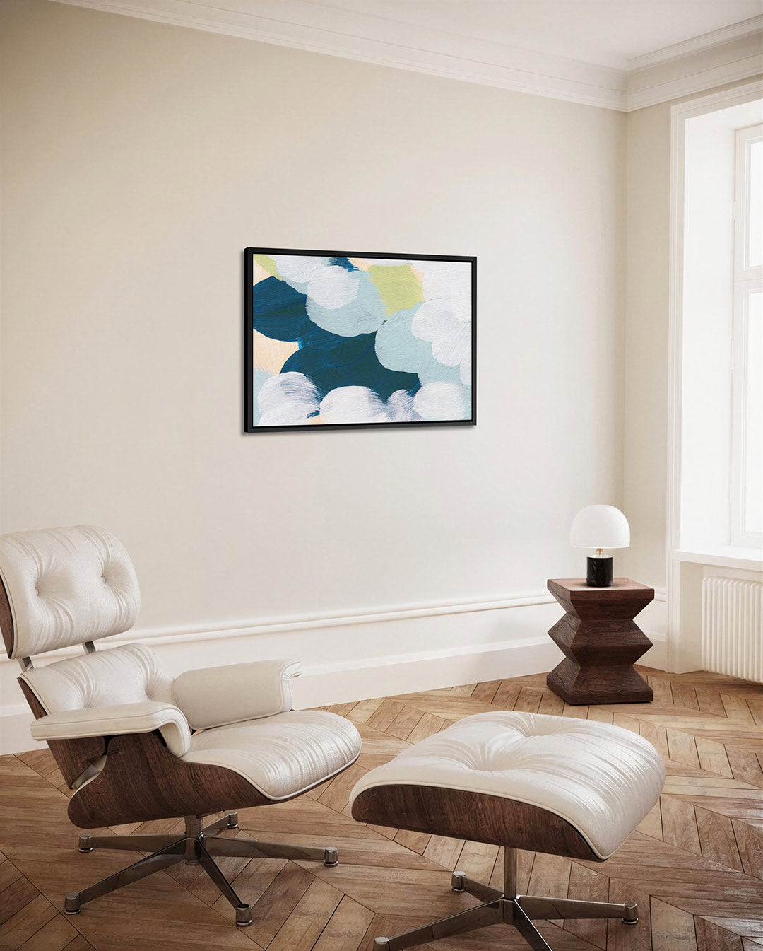 Kleurrijke vormen – alternatieve weergave van het kunstwerk