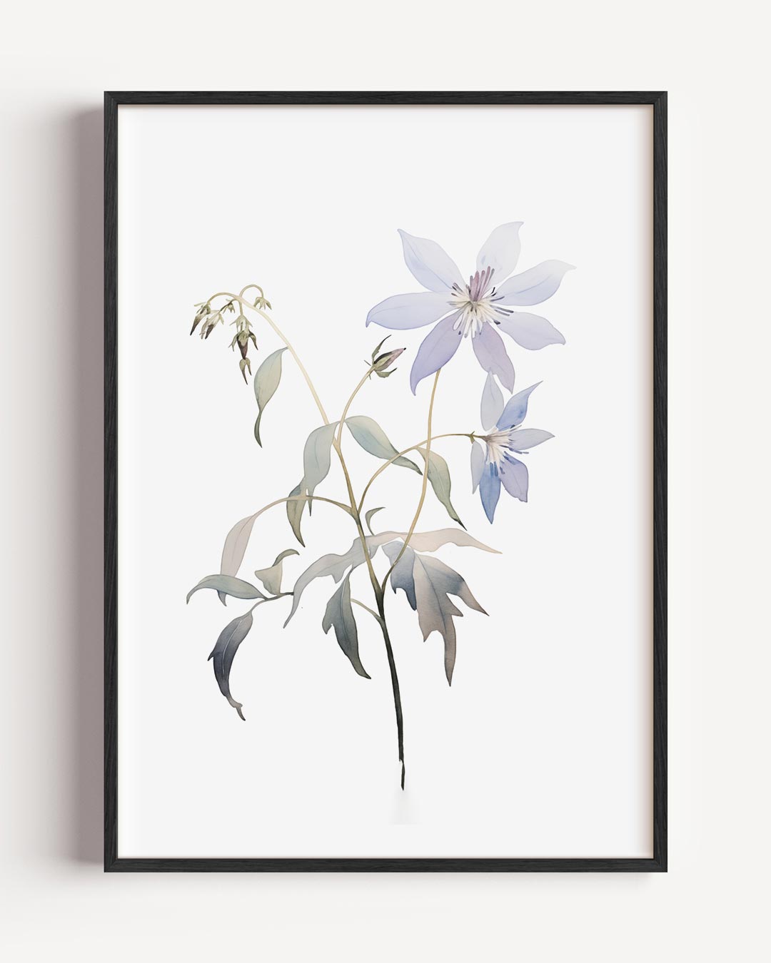 Droomachtige Bloemenpracht – elegante portret poster als wanddecoratie