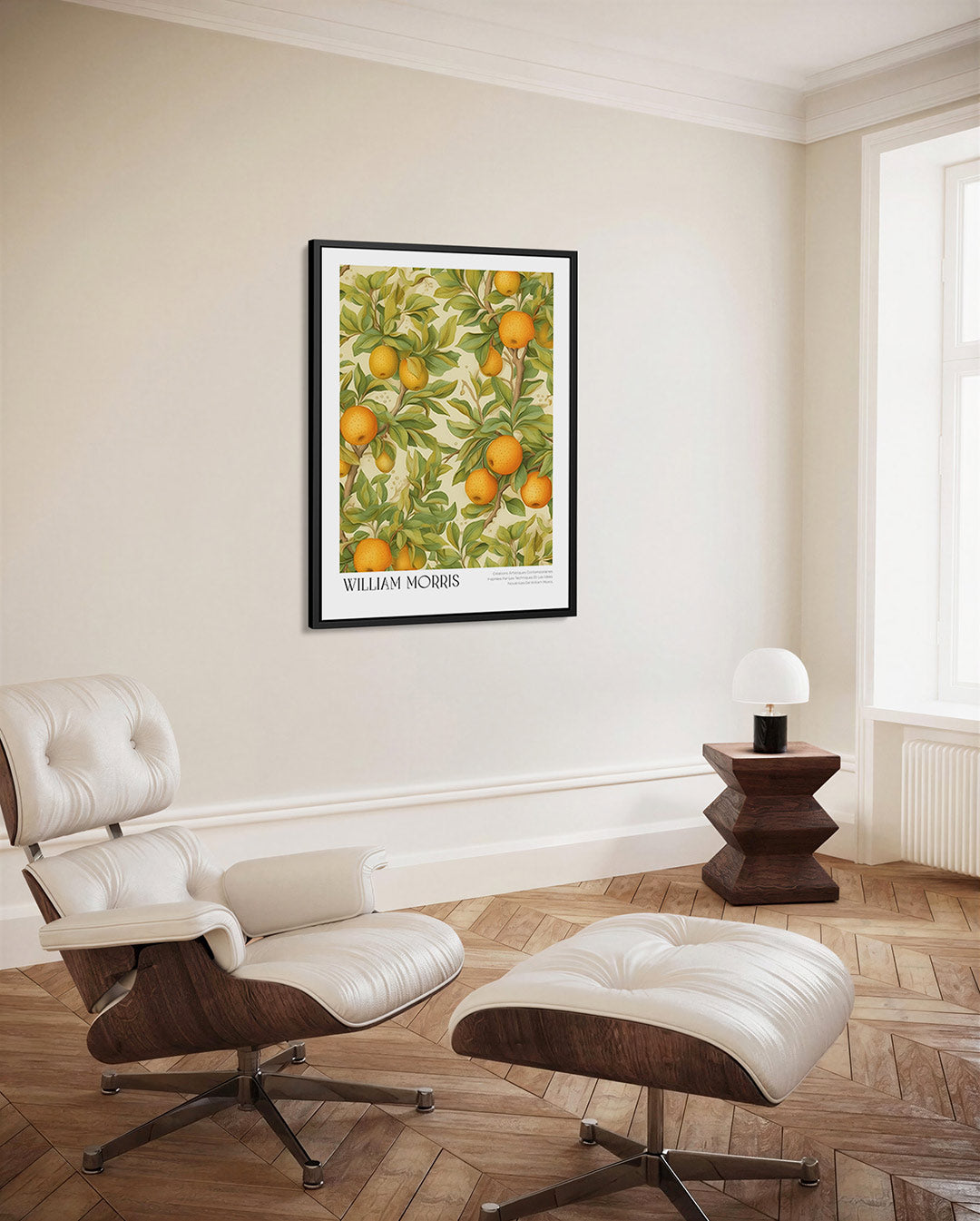 Citrus en bladeren – decoratief kunstwerk voor aan de muur