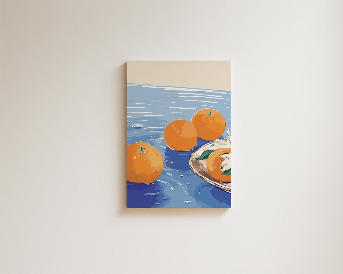 Zomers Citrus Geluk – portret kunstwerk als wanddecoratie, afbeelding 16