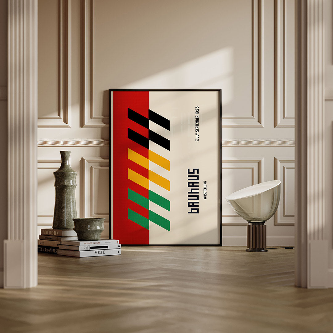 Vorm en kleur – moderne Bauhaus wandkunst als poster