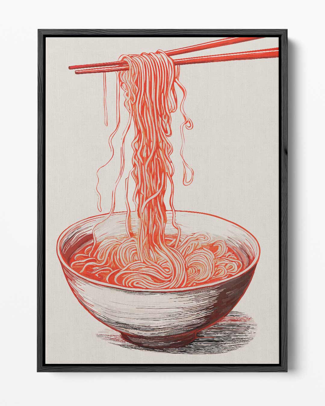 Ramen in Stijl – portret kunstwerk als wanddecoratie