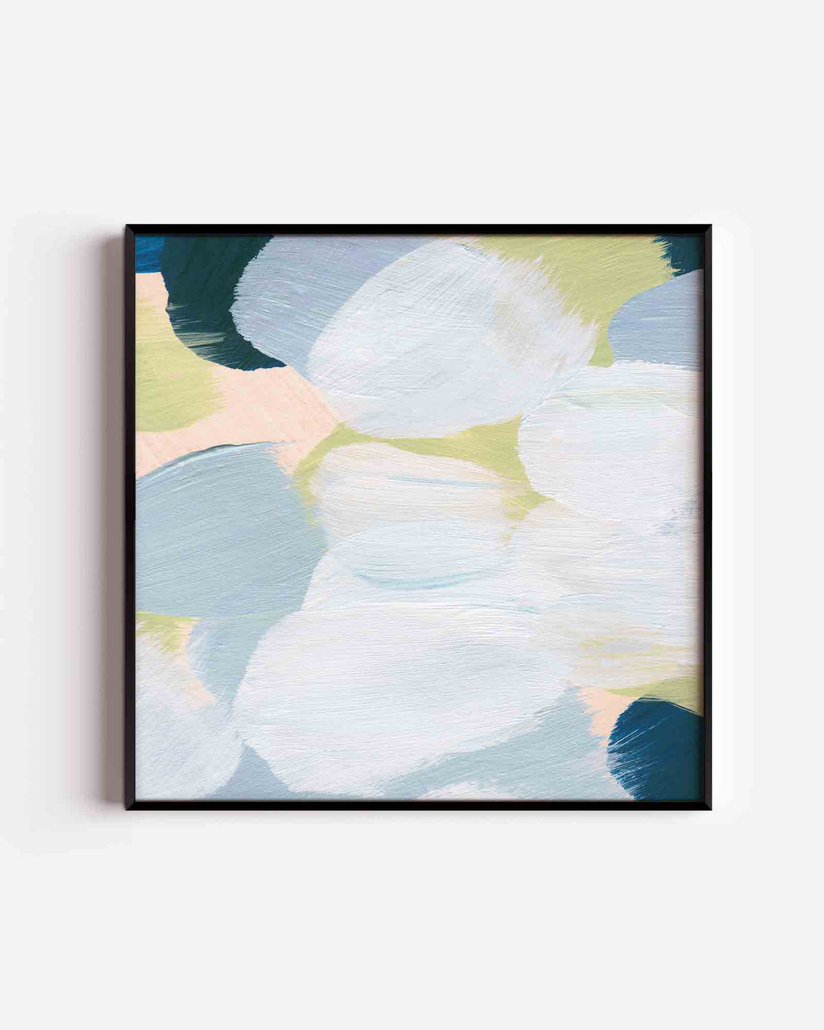 Abstracte vormen – schilderkunst vierkante poster als wanddecoratie