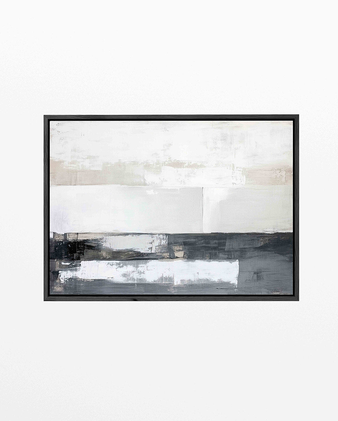 Neutrale lagen – liggend abstract kunstwerk