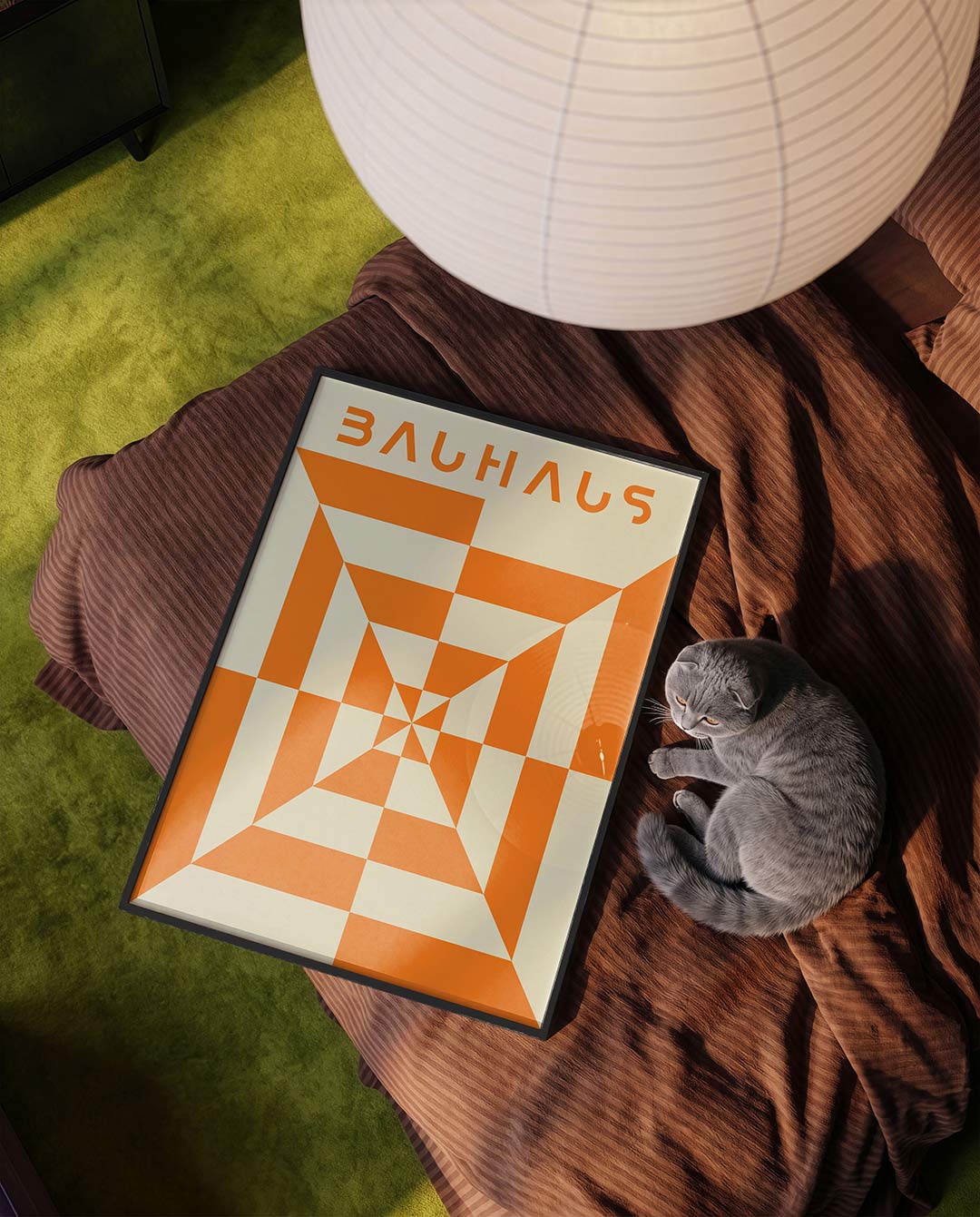 Vorm en kleur – moderne Bauhaus wandkunst als poster