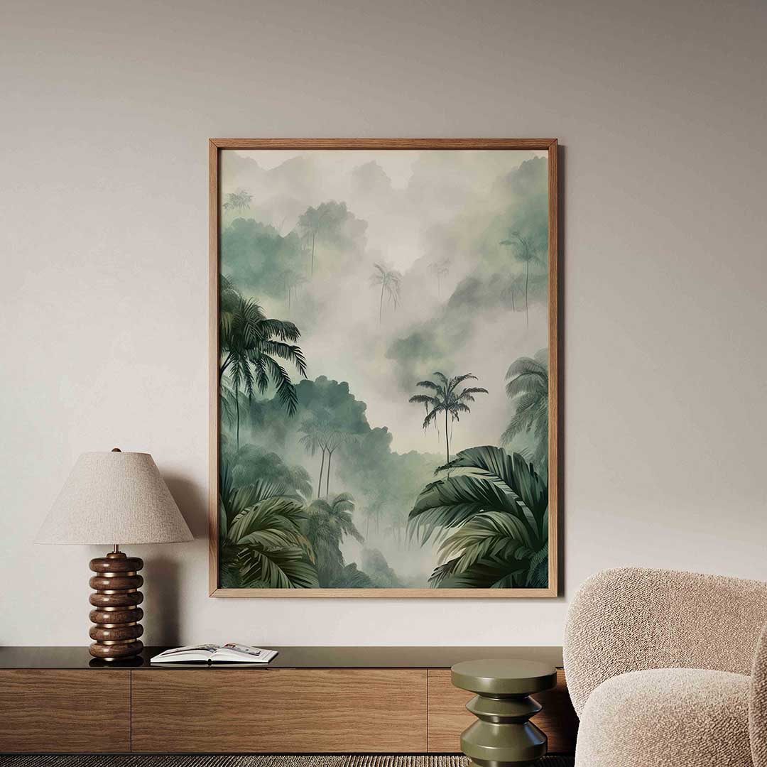 Tropische jungle – tropische jungle poster in staand formaat
