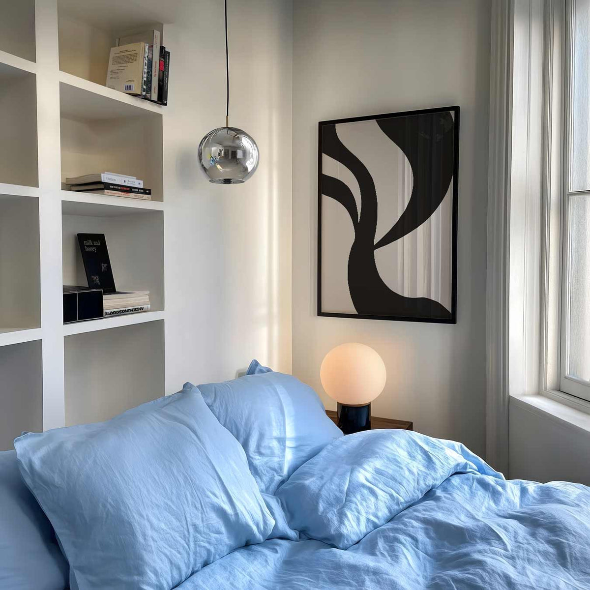 Organische Abstractie – abstracte poster als moderne staande wanddecoratie