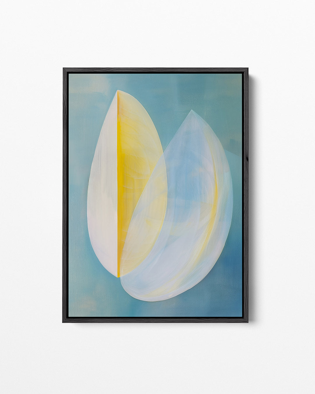 Vloeiende vormen – staand wanddecoratie kunstwerk