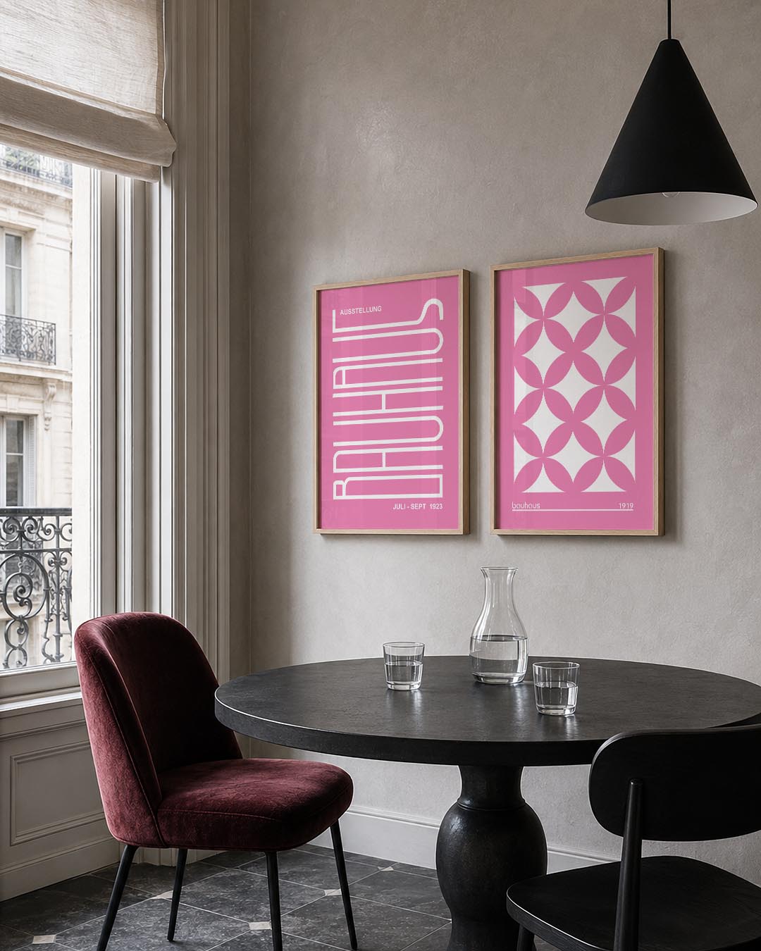 Lijnen en kleurvlakken Posterset