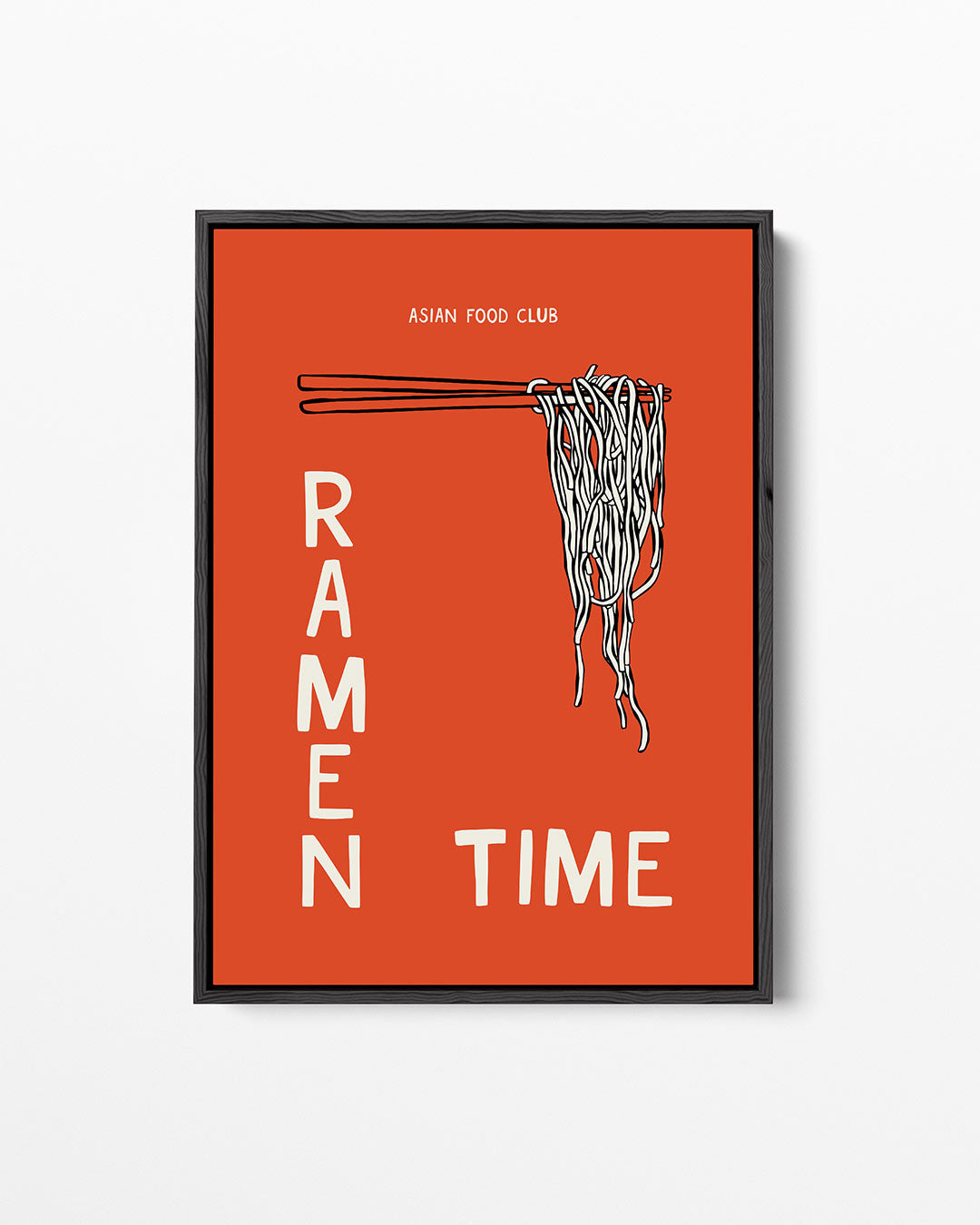 Ramen illustratie – staand wanddecoratie kunstwerk