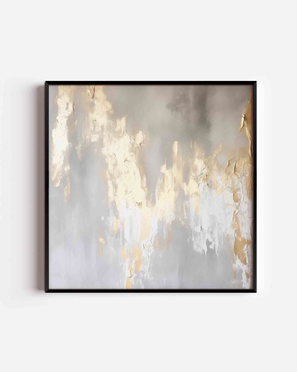 Gouden textuur – abstracte vierkante poster als wanddecoratie