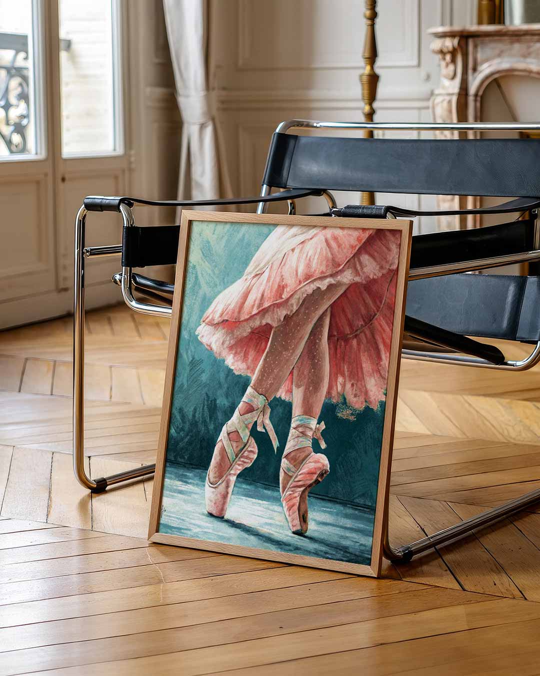 Elegante Balletschoenen – staande muurposter voor Pasen