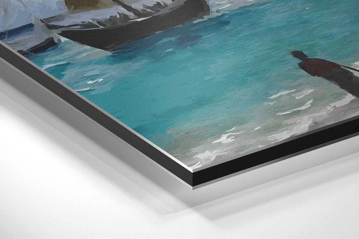 Zomers Dagje aan Zee – canvas kunstwerk als wanddecoratie