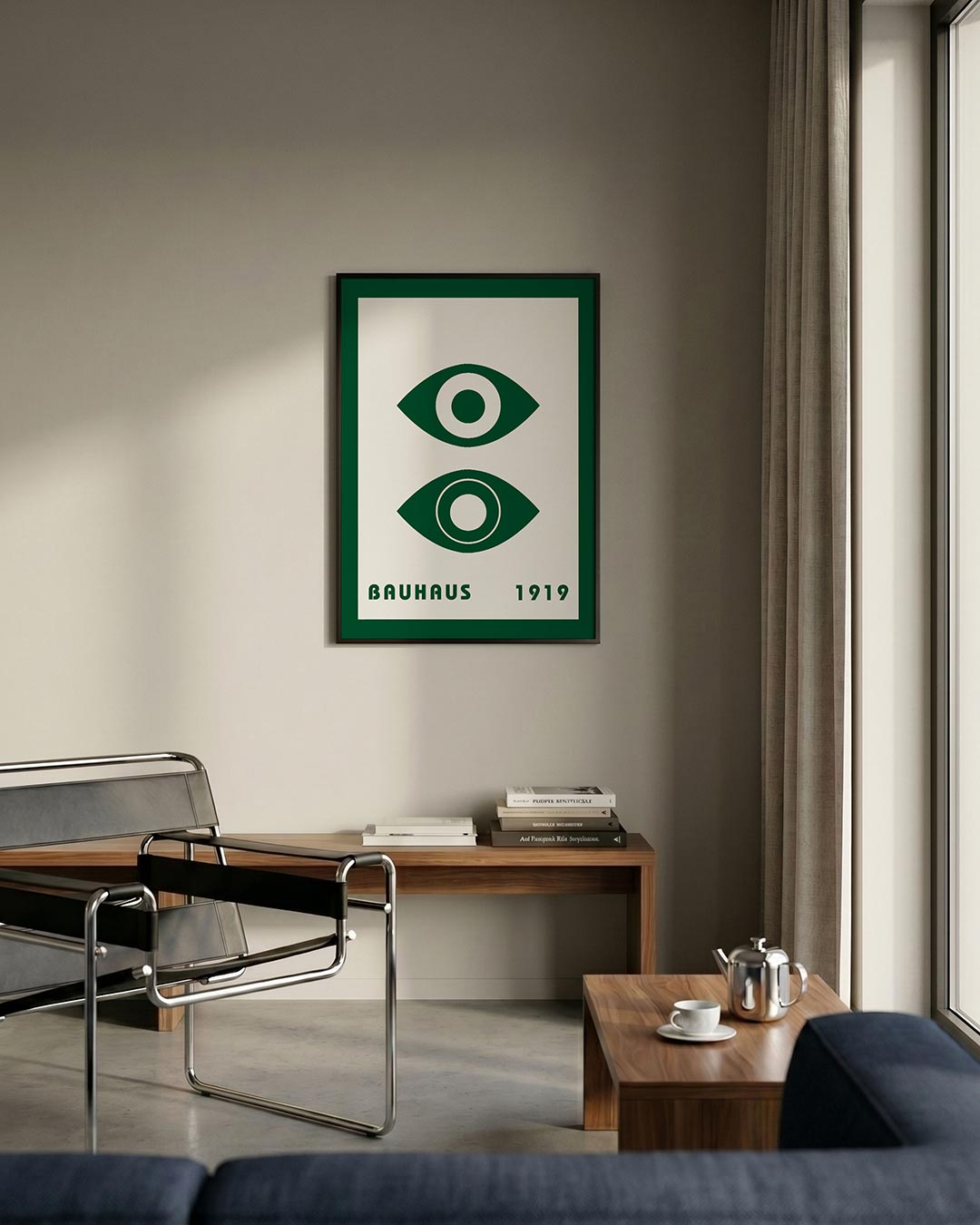 – geometrische poster in Bauhaus-stijl van WallArtistic