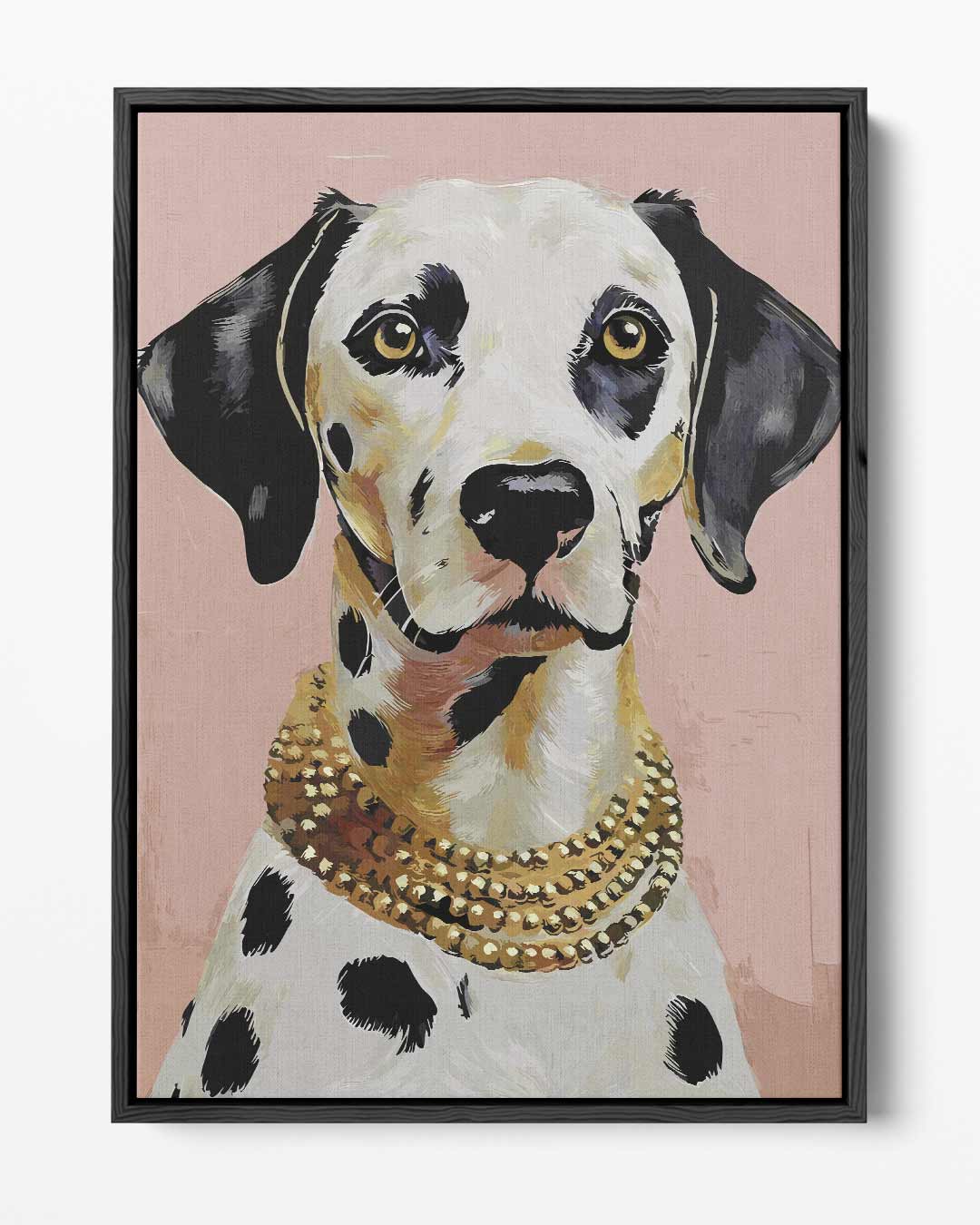 Stijlvolle Dalmatier Portret – portret kunstwerk als wanddecoratie