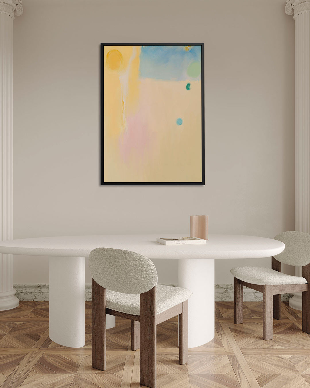 Kleurrijke vormen – staand wanddecoratie kunstwerk