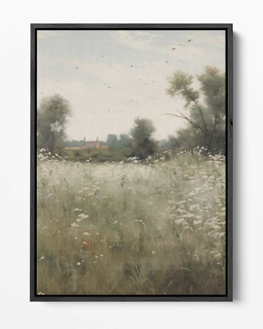 Zomers Weidelandschap – portret kunstwerk als wanddecoratie
