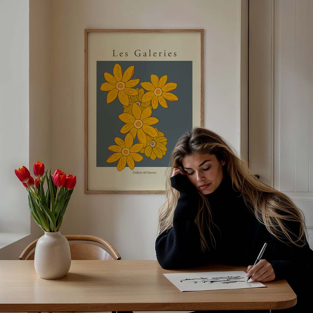 Stralende Bloemenpracht – bloemen poster in staand formaat