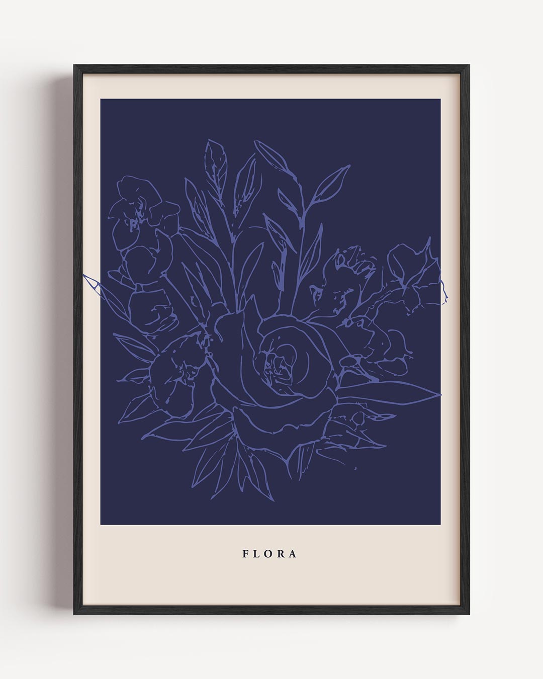Flora Bloemenlijn – keuken portret poster als wanddecoratie