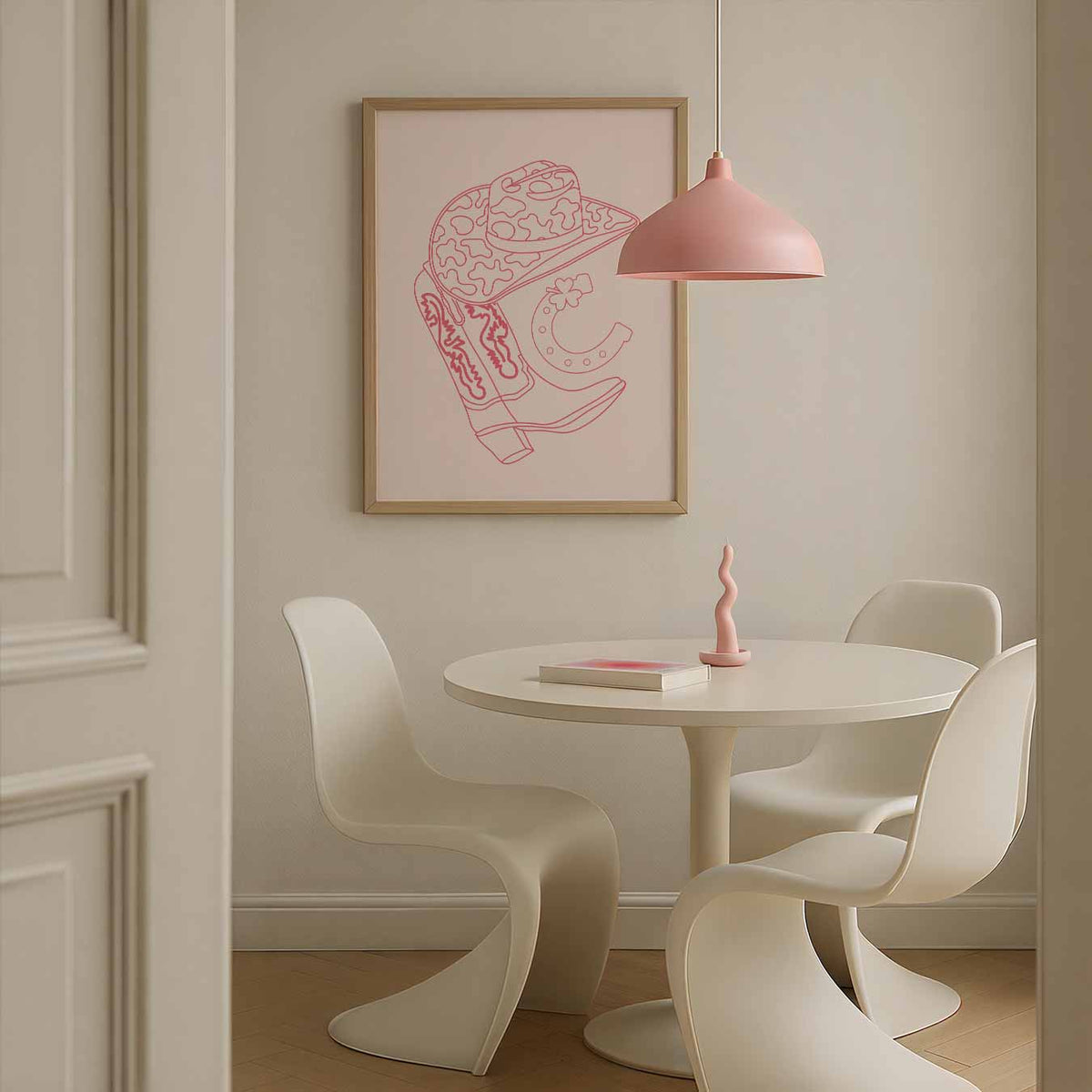 Western Charme – staande paas wanddecoratie van WallArtistic