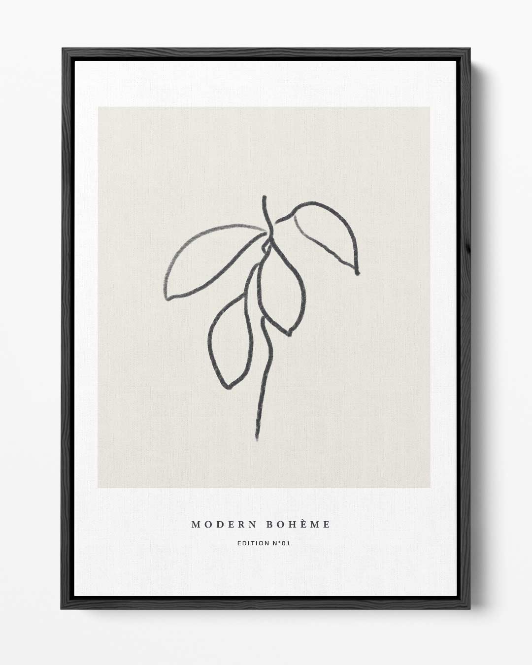 Moderne Boho Bladeren – portret kunstwerk als wanddecoratie