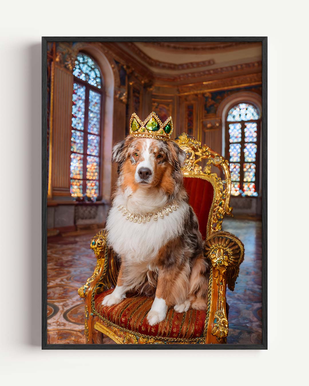 Koninklijke Hondenpracht – dieren portret poster als wanddecoratie