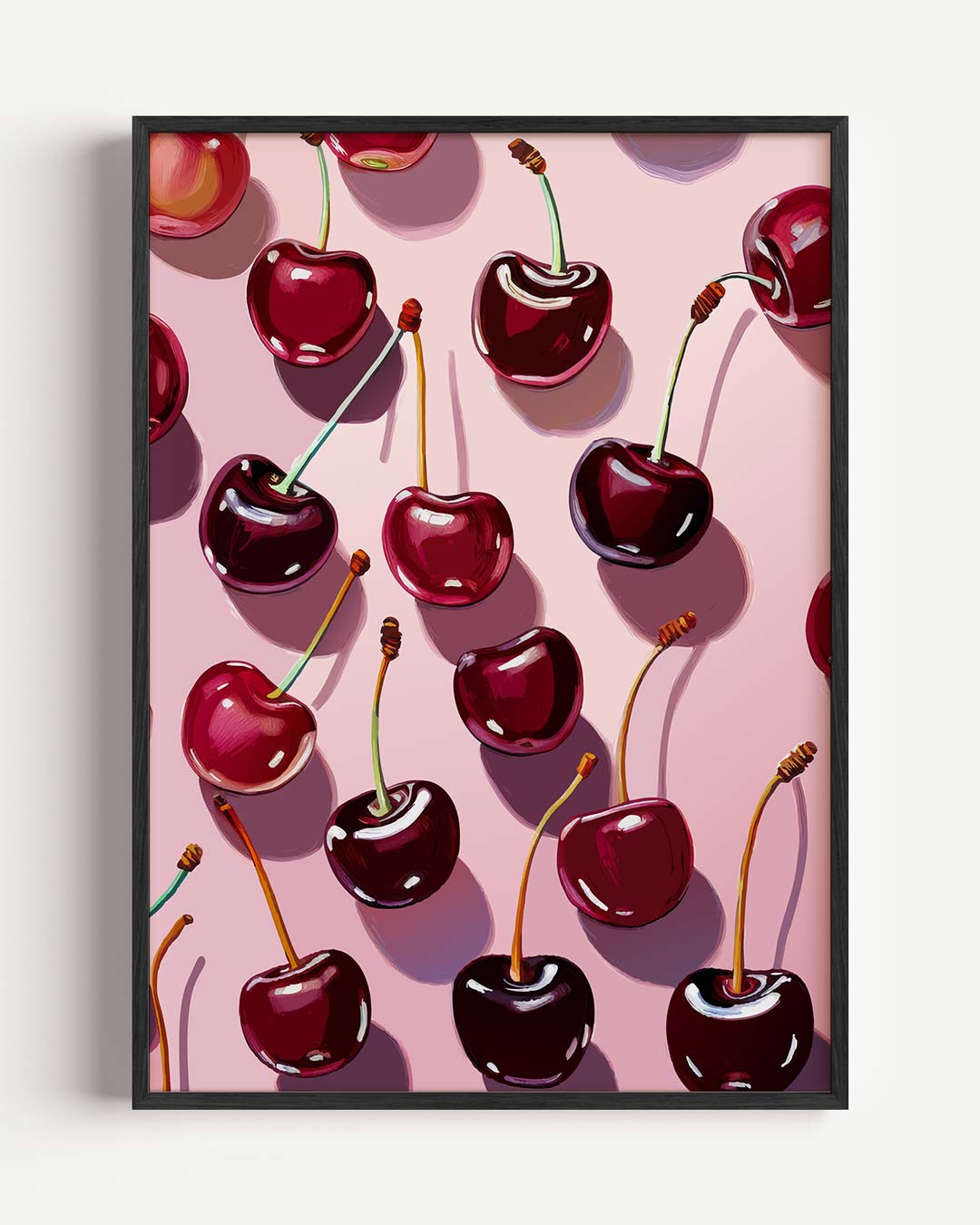 Kersenparadijs – keuken portret poster als wanddecoratie