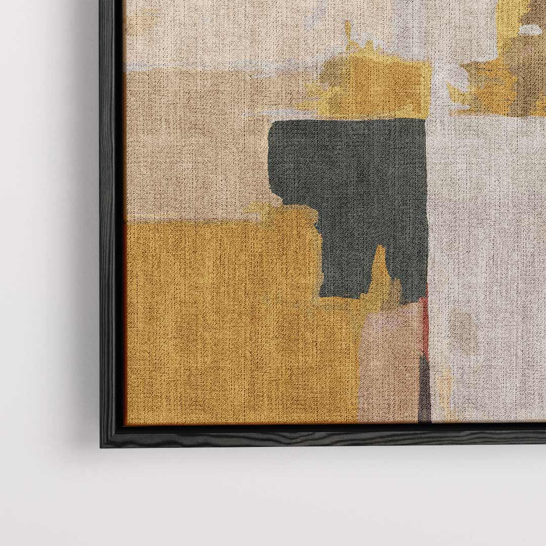 Warm Contrast – dibond kunstwerk als wanddecoratie